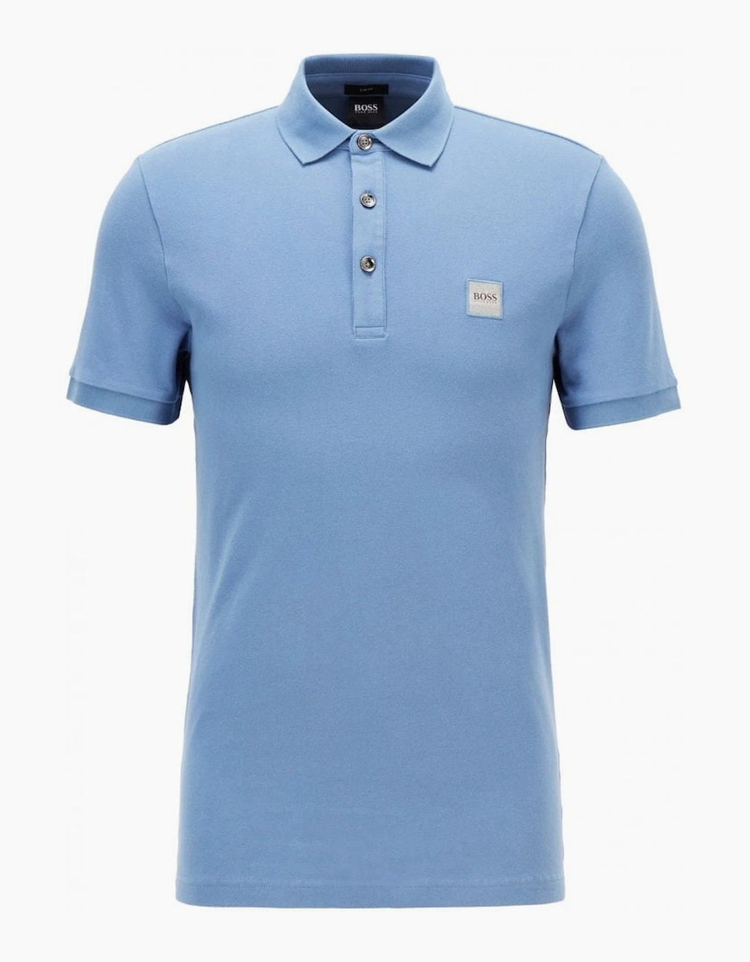 Hugo Boss Men's Blue Hugo Bossl Slim Fit Passenger Polo Shirt - Size: 38