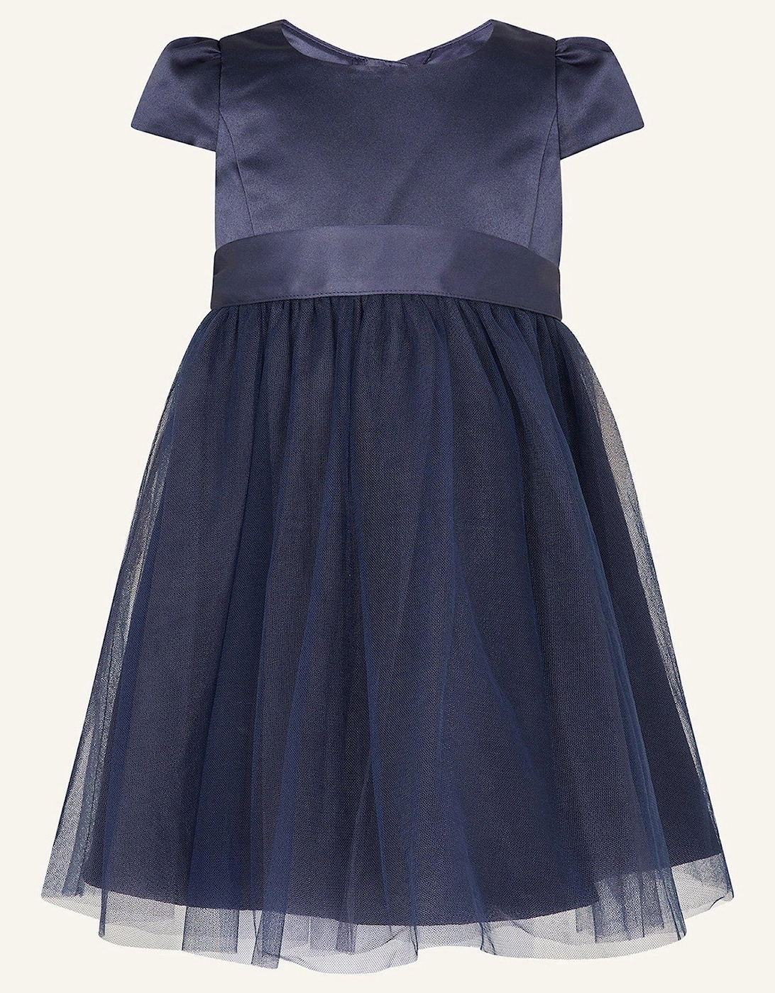Baby Girls Tulle Bridesmaid Dress - Navy, 2 of 1