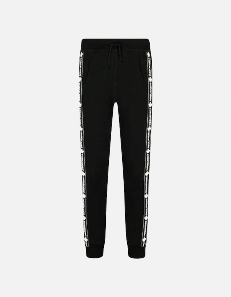 Boys Tape Joggers Black