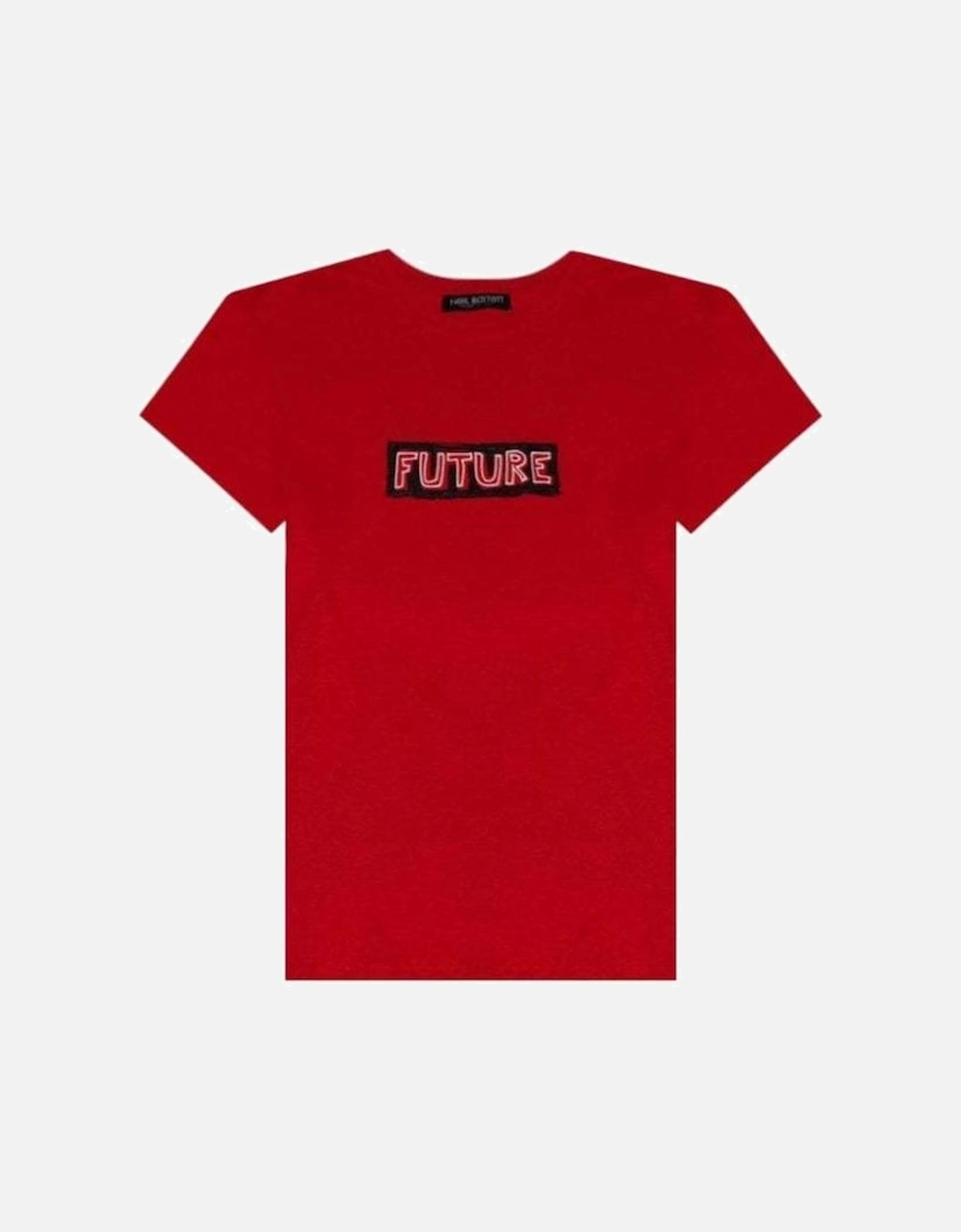 Men's Future Print T-shirt Red, 4 of 3