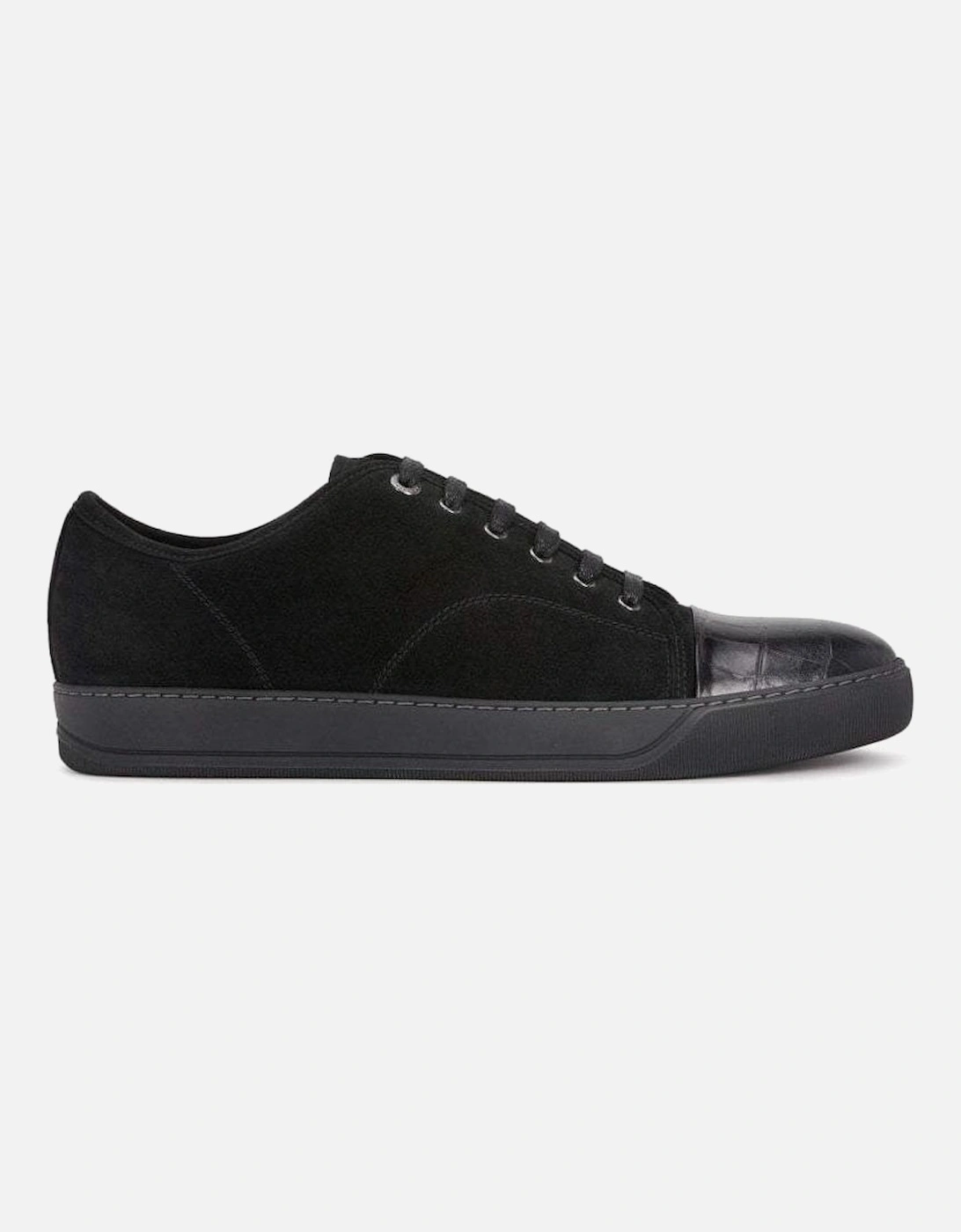 Men's DBBI Suede Calfskin Sneaker Black, 2 of 1