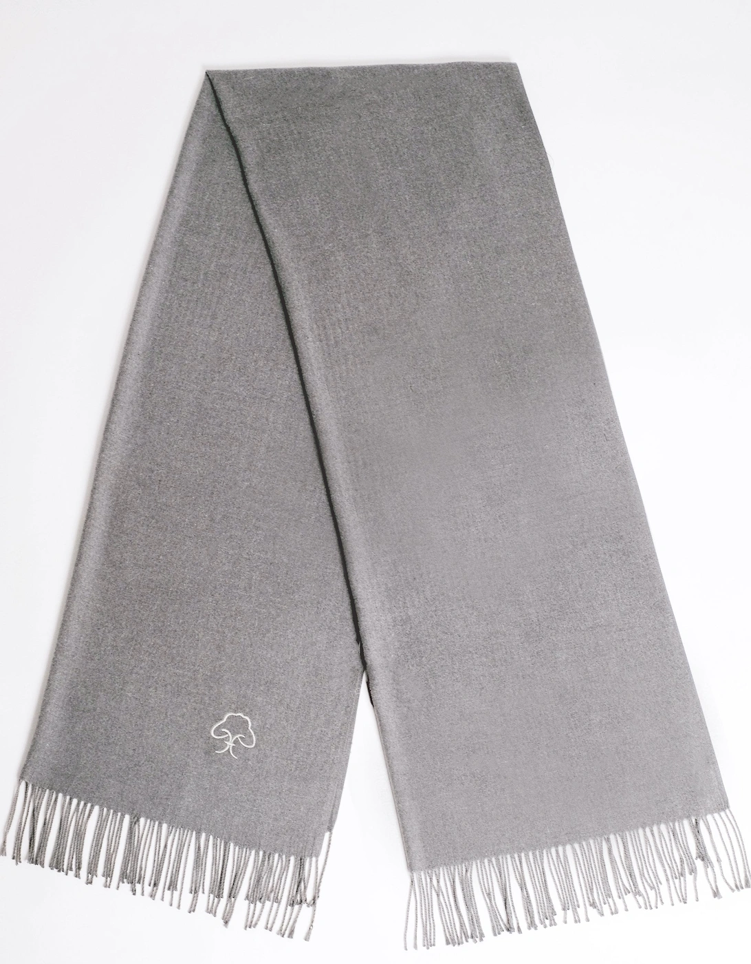 Grey Cashmere Blend Scarf, 2 of 1