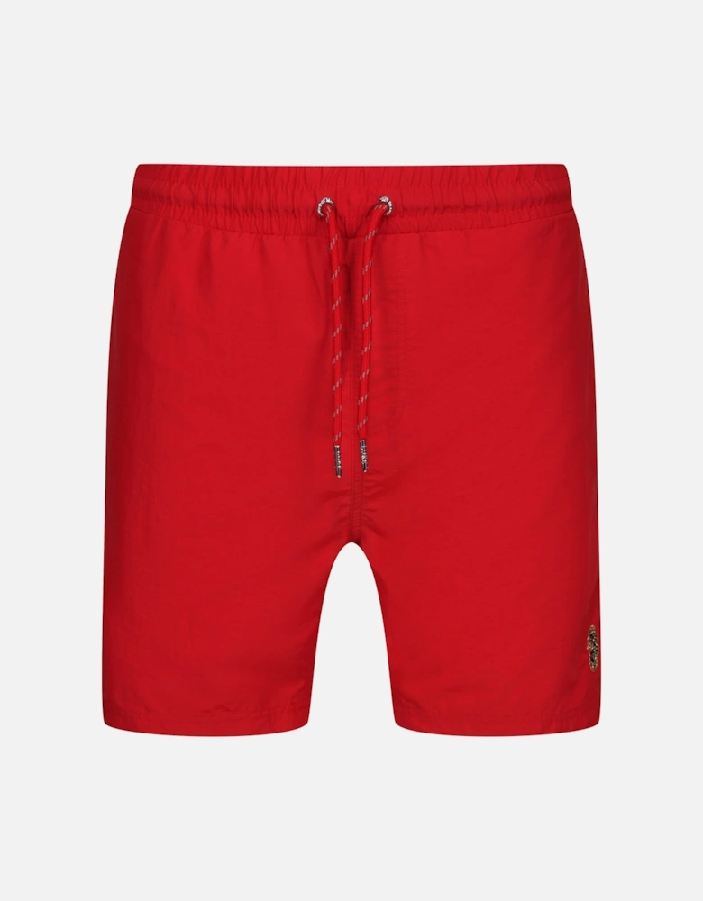 Great Gold Lion Swim Shorts | Red
