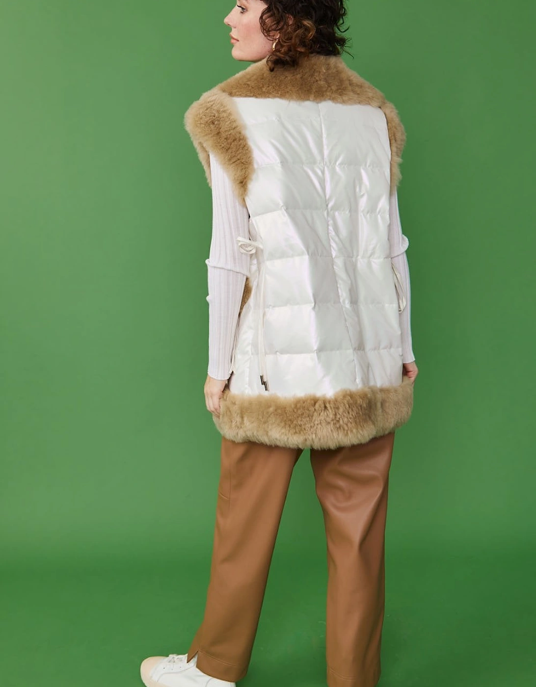 Limited Edition Oversized Shearling Gilet