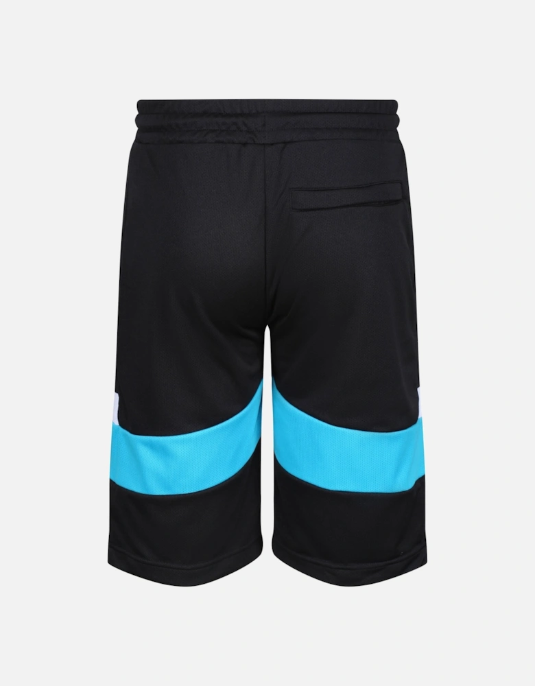 Endel Men's Cyclist Style Shorts | Black/Blue