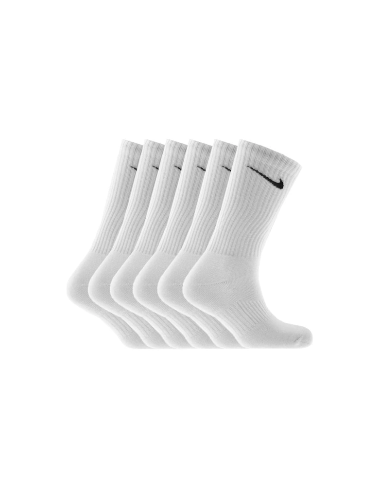 Six Pack Socks White