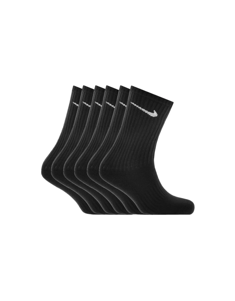 6 Pack Socks Black