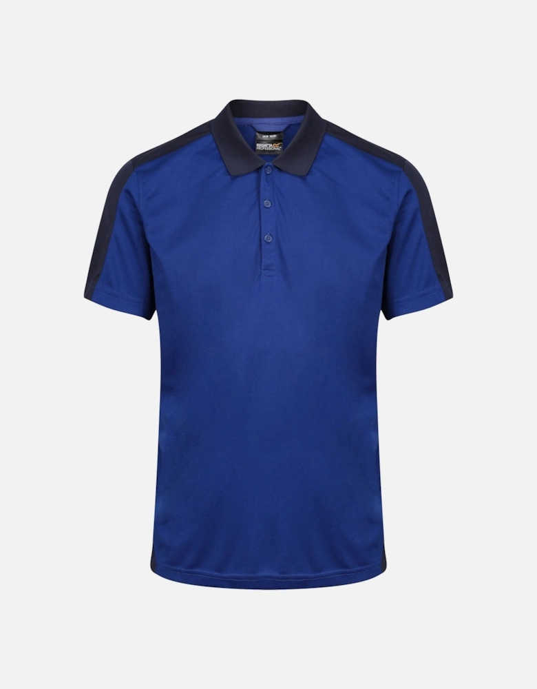 Mens Contrast Coolweave Polo Shirt