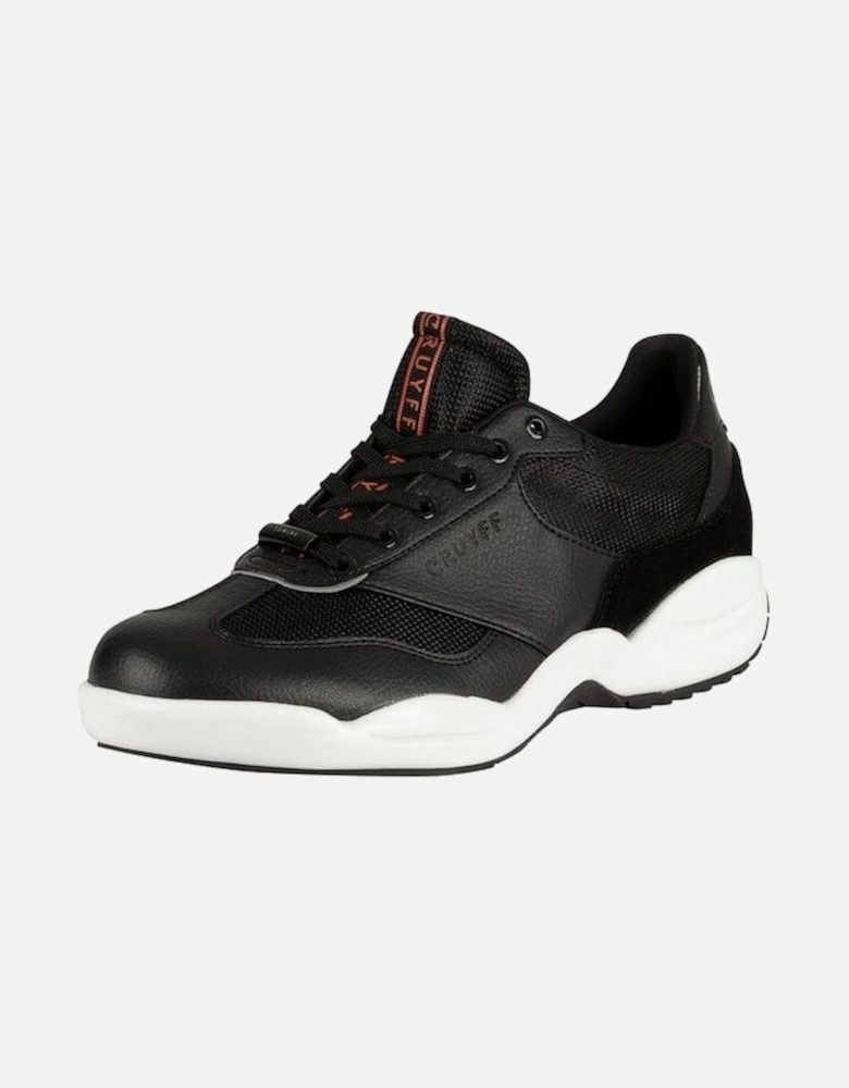 Liga Leather/Mesh Black Trainer