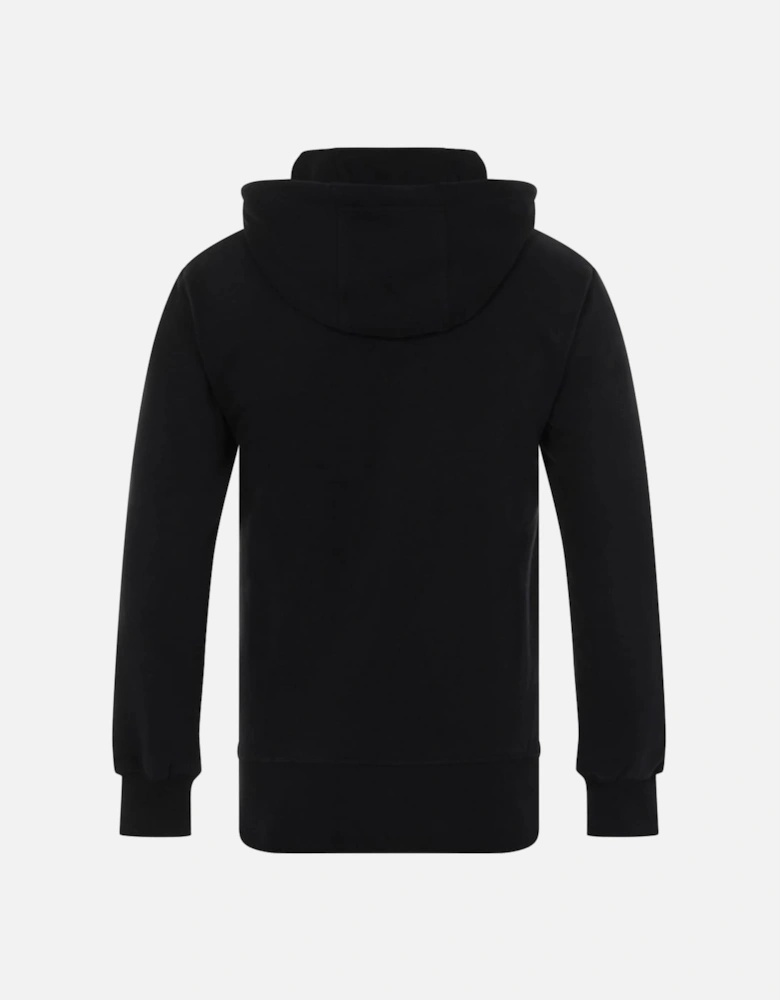 Toce Cotton Logo Black Hoodie