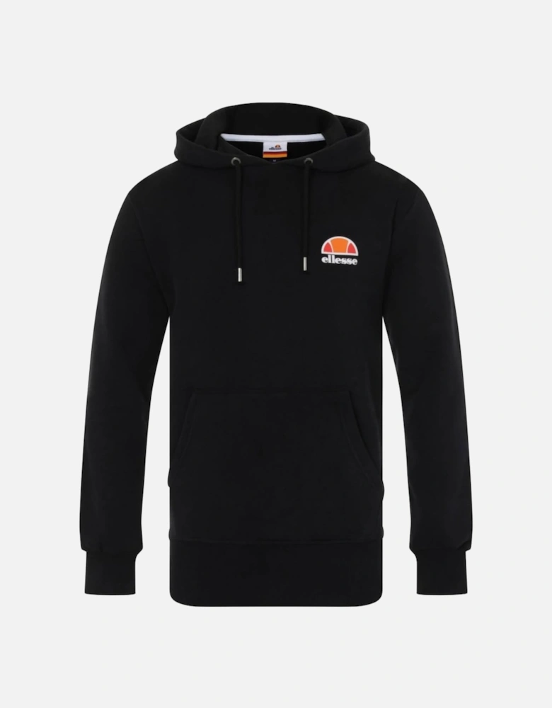 Toce Cotton Logo Black Hoodie