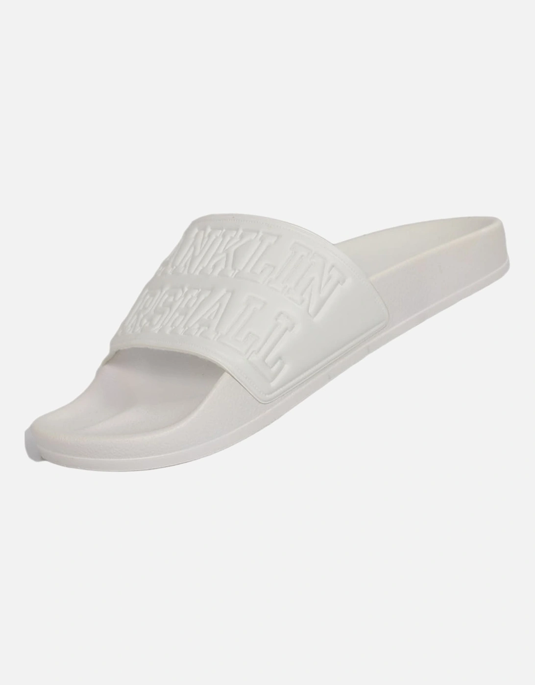 UA985 Unisex Rubber White Sliders, 5 of 4