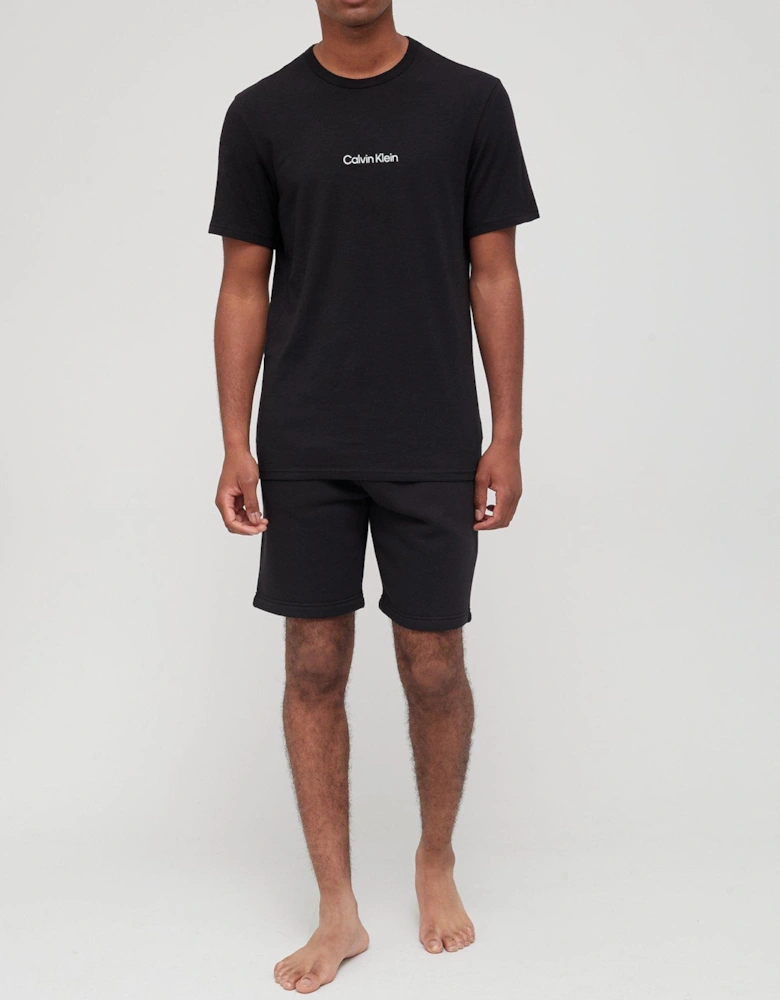 Loungewear Modern Structure T-Shirt - Black