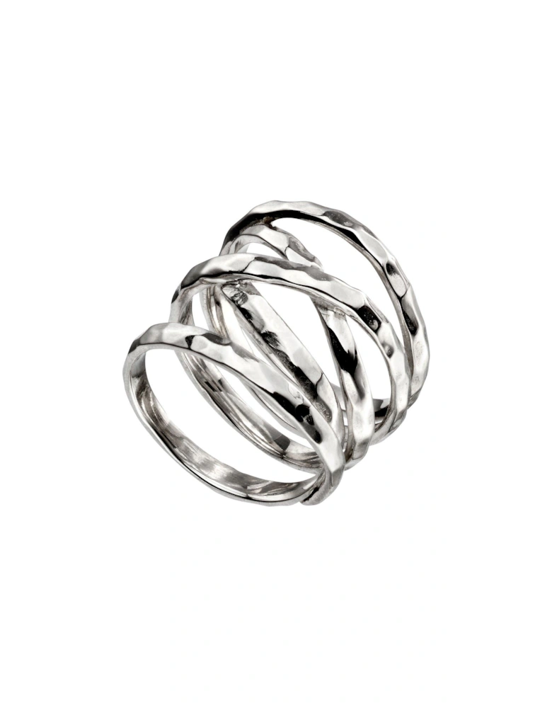 Sterling Silver Wide Wrap Ring