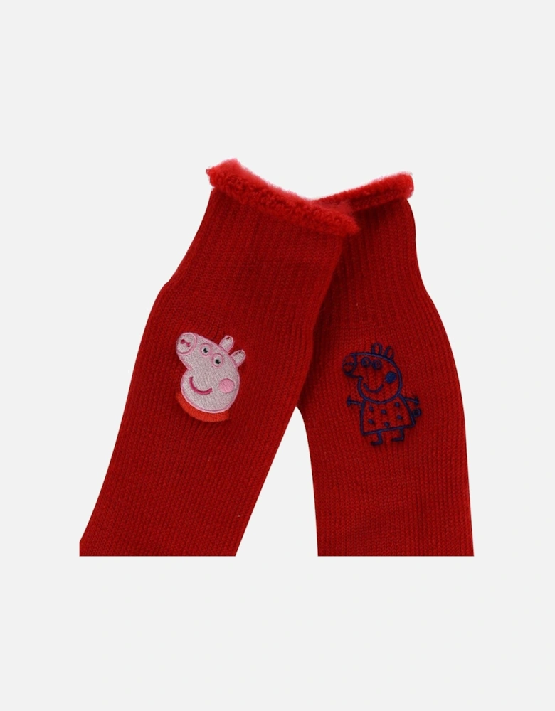 Childrens/Kids Peppa Pig Boot Socks (Pack of 2)