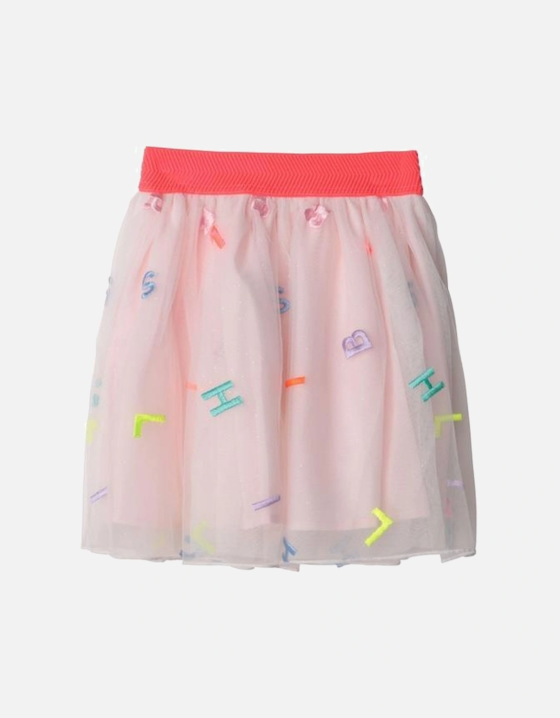 Girls Pink Tuelle Skirt, 3 of 2