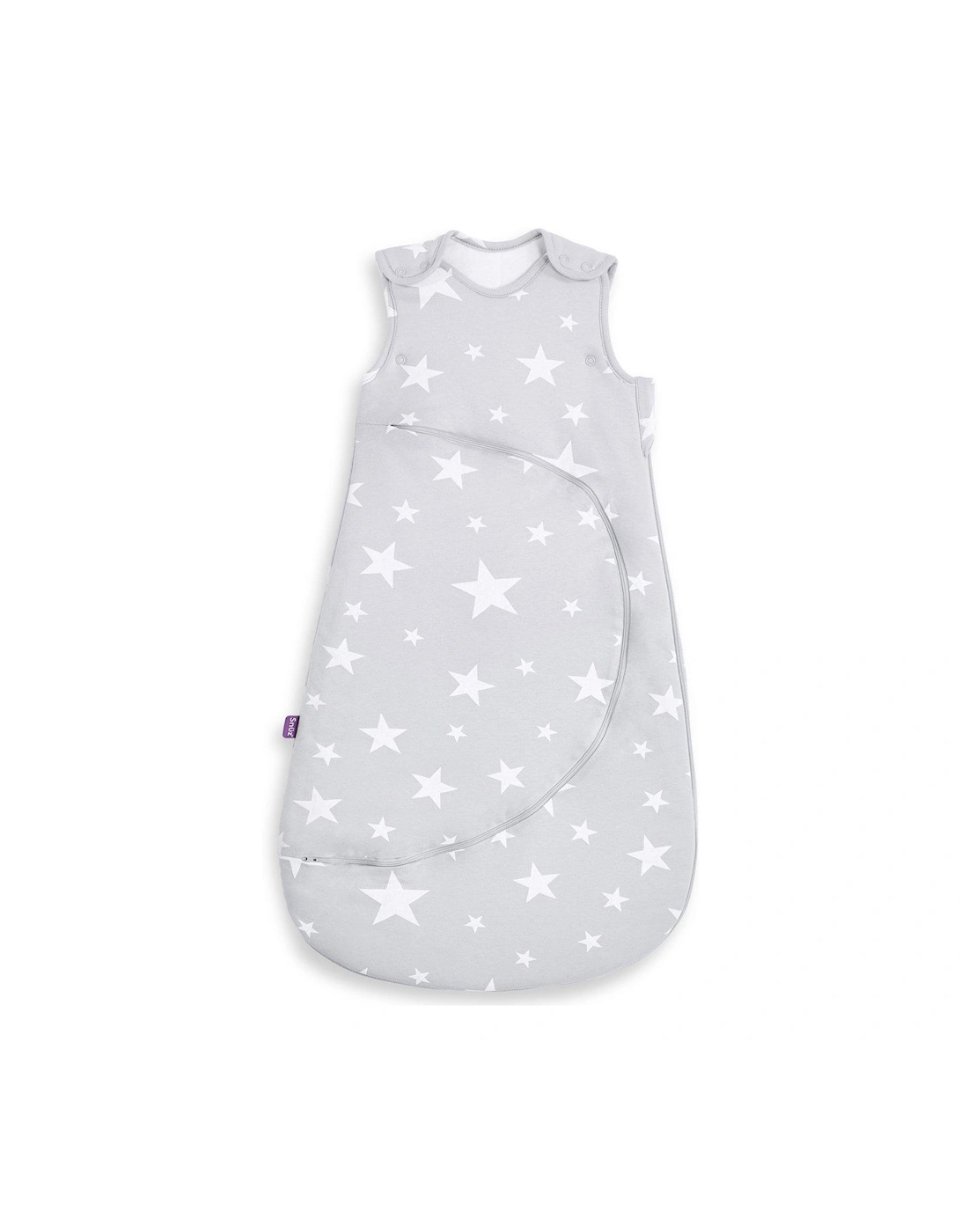 SnuzPouch Sleeping Bag, 2.5 Tog - White Star, 0-6M, 2 of 1