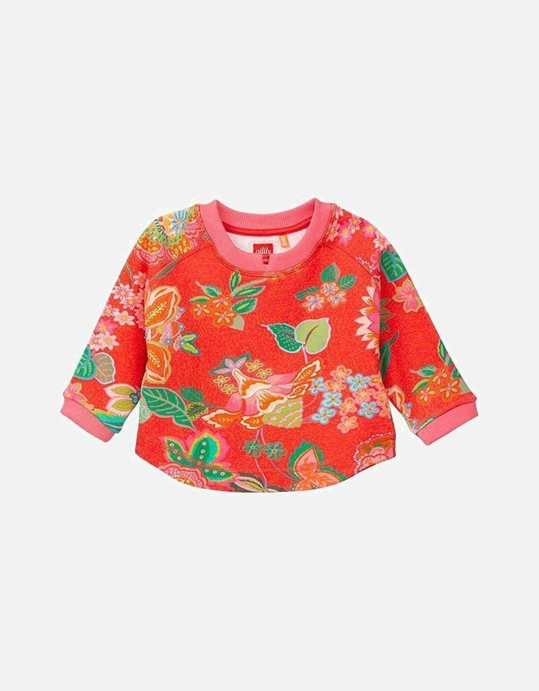 Girls Red & Pink Home Sweater, 3 of 2