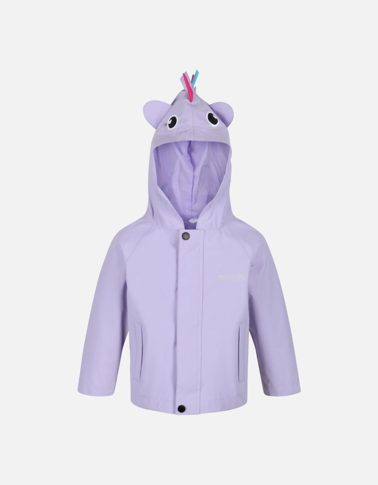 Childrens/Kids Unicorn Waterproof Jacket