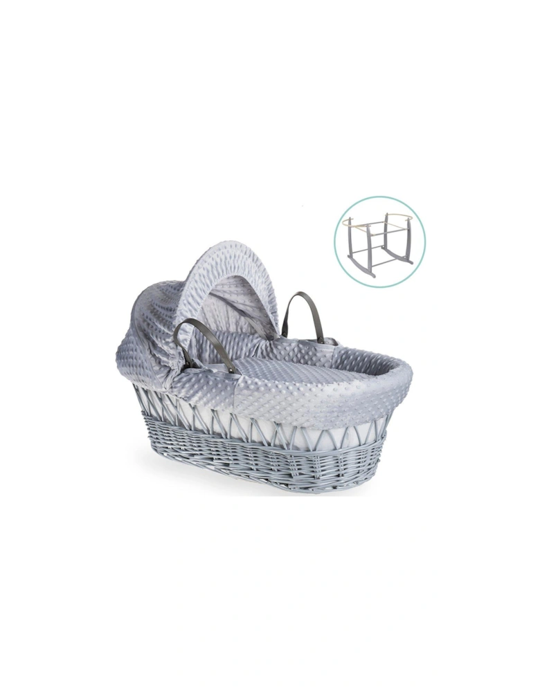 Dimple Grey Wicker & Deluxe Stand Grey