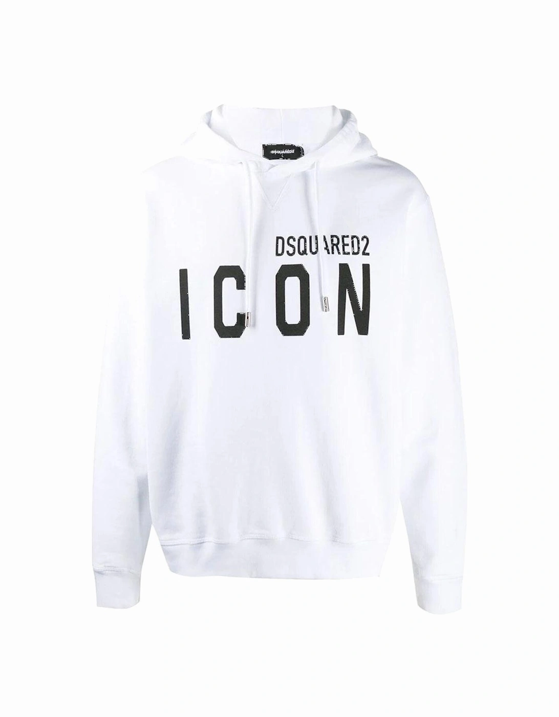 Men's ICON Print Hooded Sweatshirt White, 2 of 1