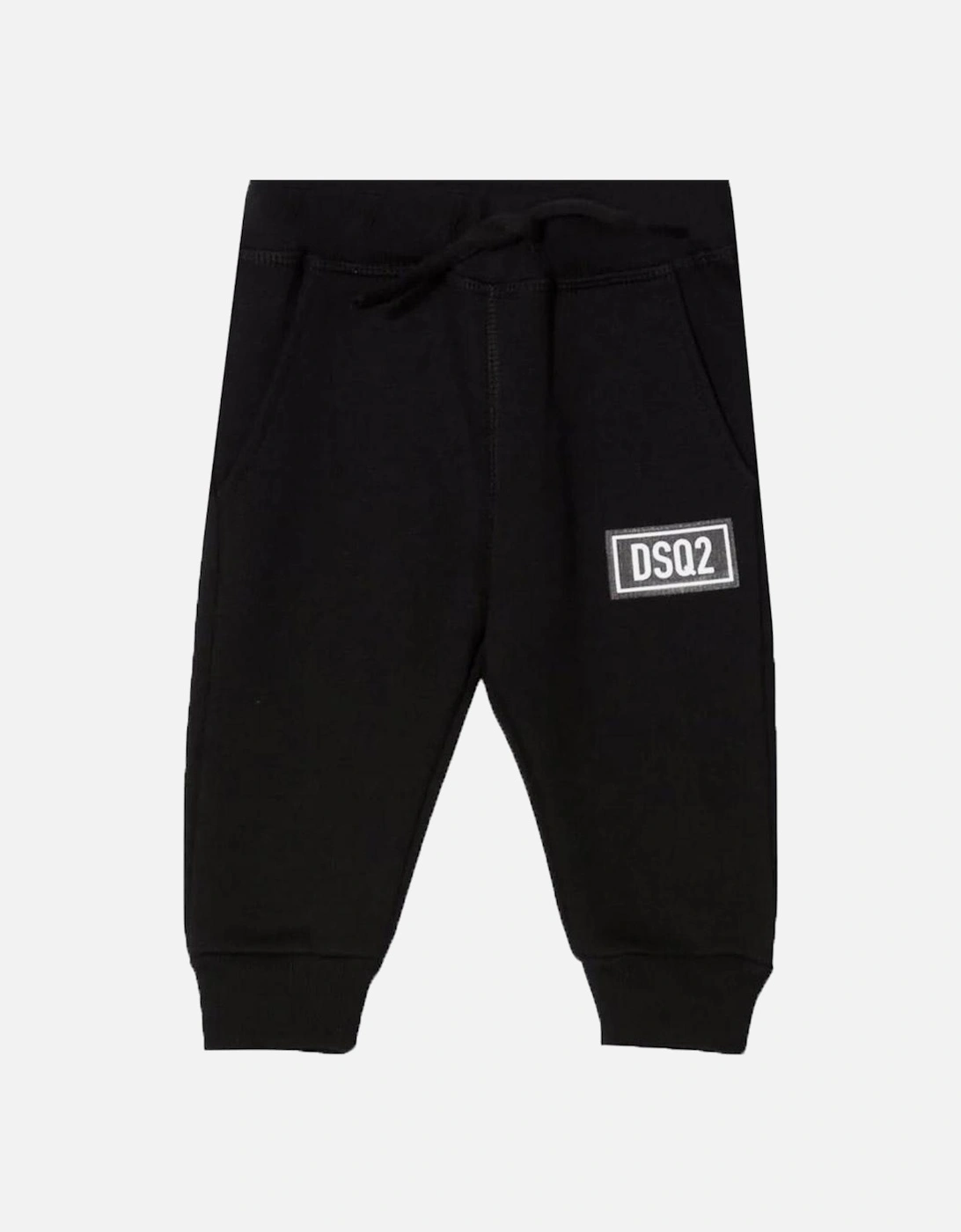 Baby Boys Logo Print Joggers Black, 4 of 3