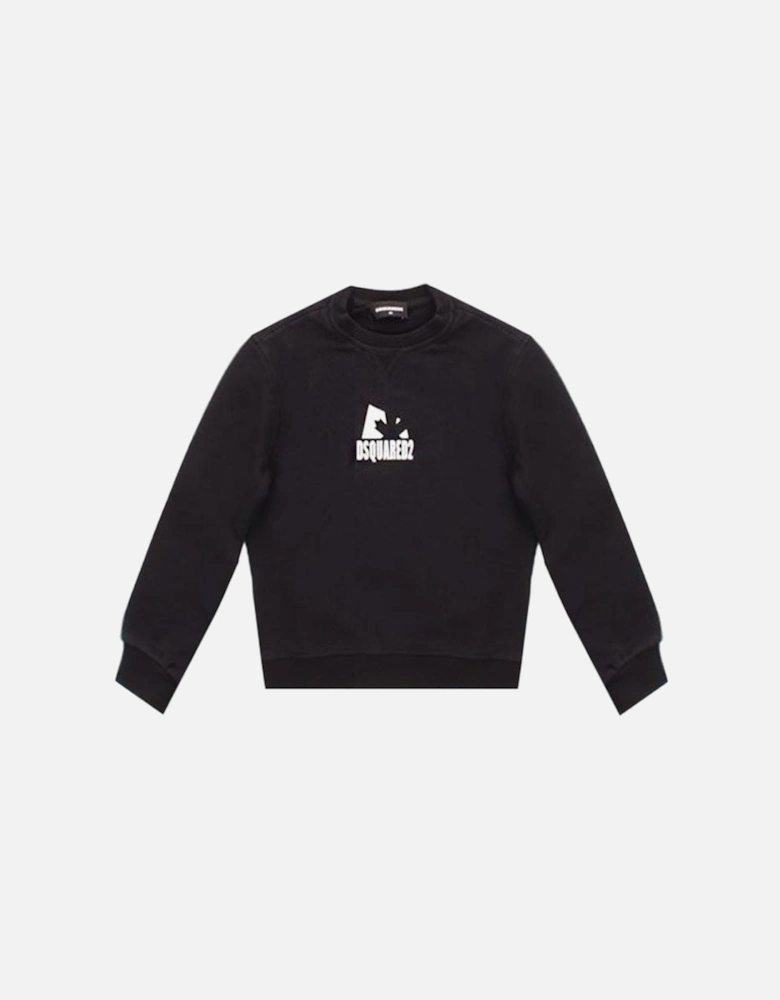 Boys Logo Sweater Black