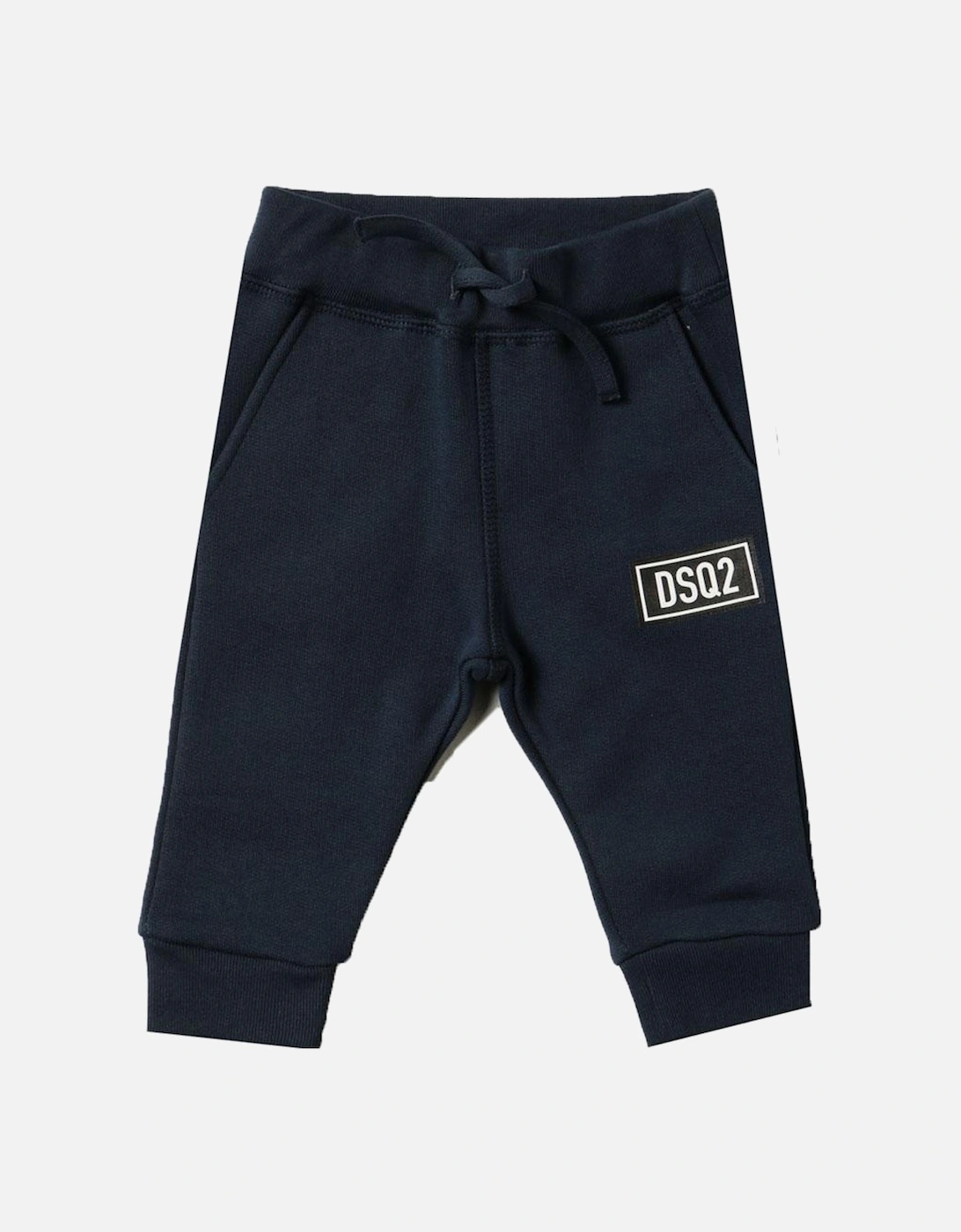 Baby Boys DSQ2 Logo Joggers Navy, 2 of 1