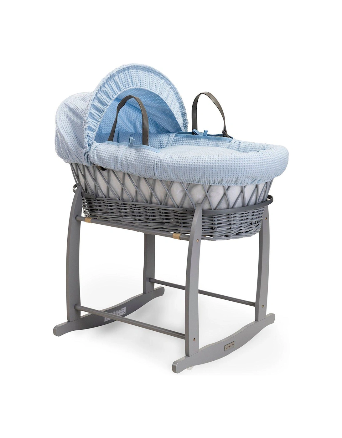 Waffle Blue Wicker & Deluxe Stand Grey, 3 of 2