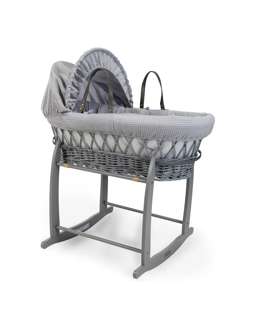 Waffle Grey Wicker & Deluxe Stand Grey, 3 of 2