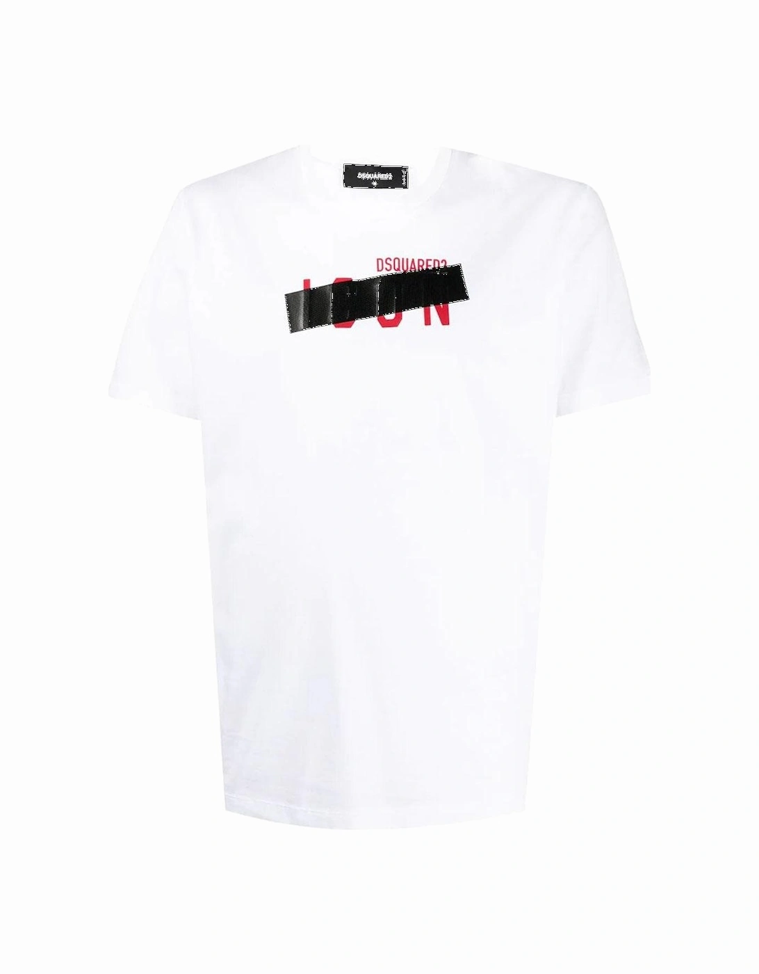 Men's Tape Detail ICON T-Shirt White, 2 of 1