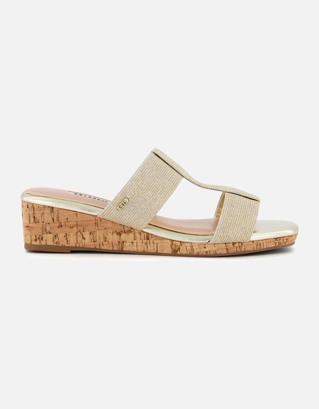 Ladies Keepar - Low Wedge T-Bar Sandals