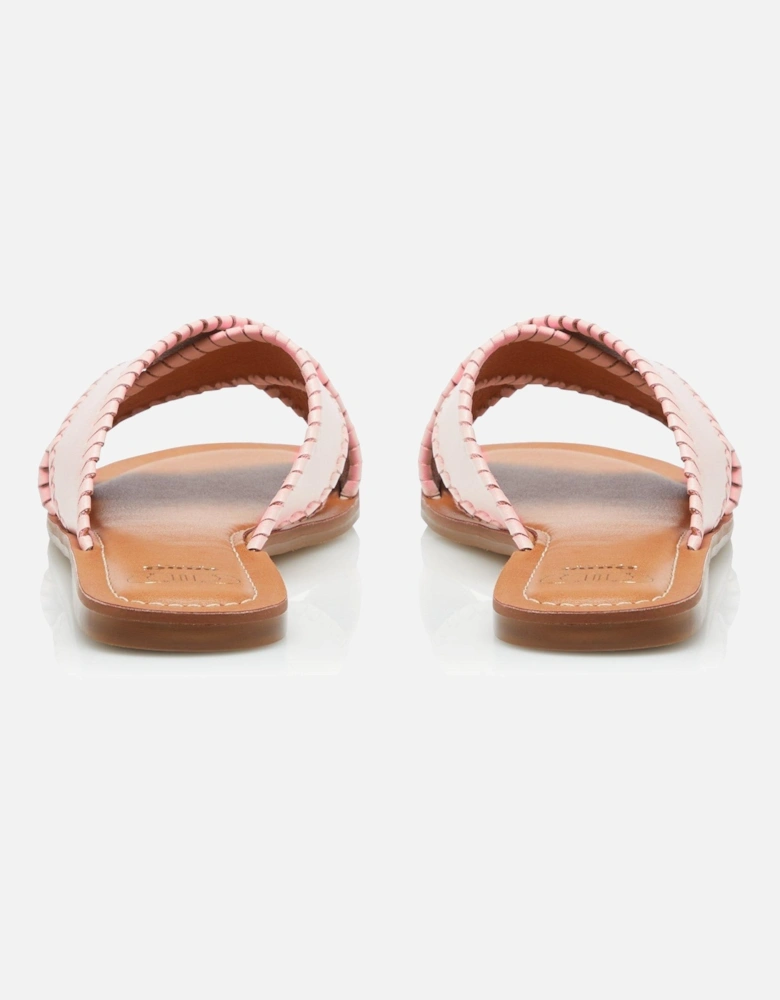 Ladies Lindsy - Cross Strap Whip Stitch Sandals