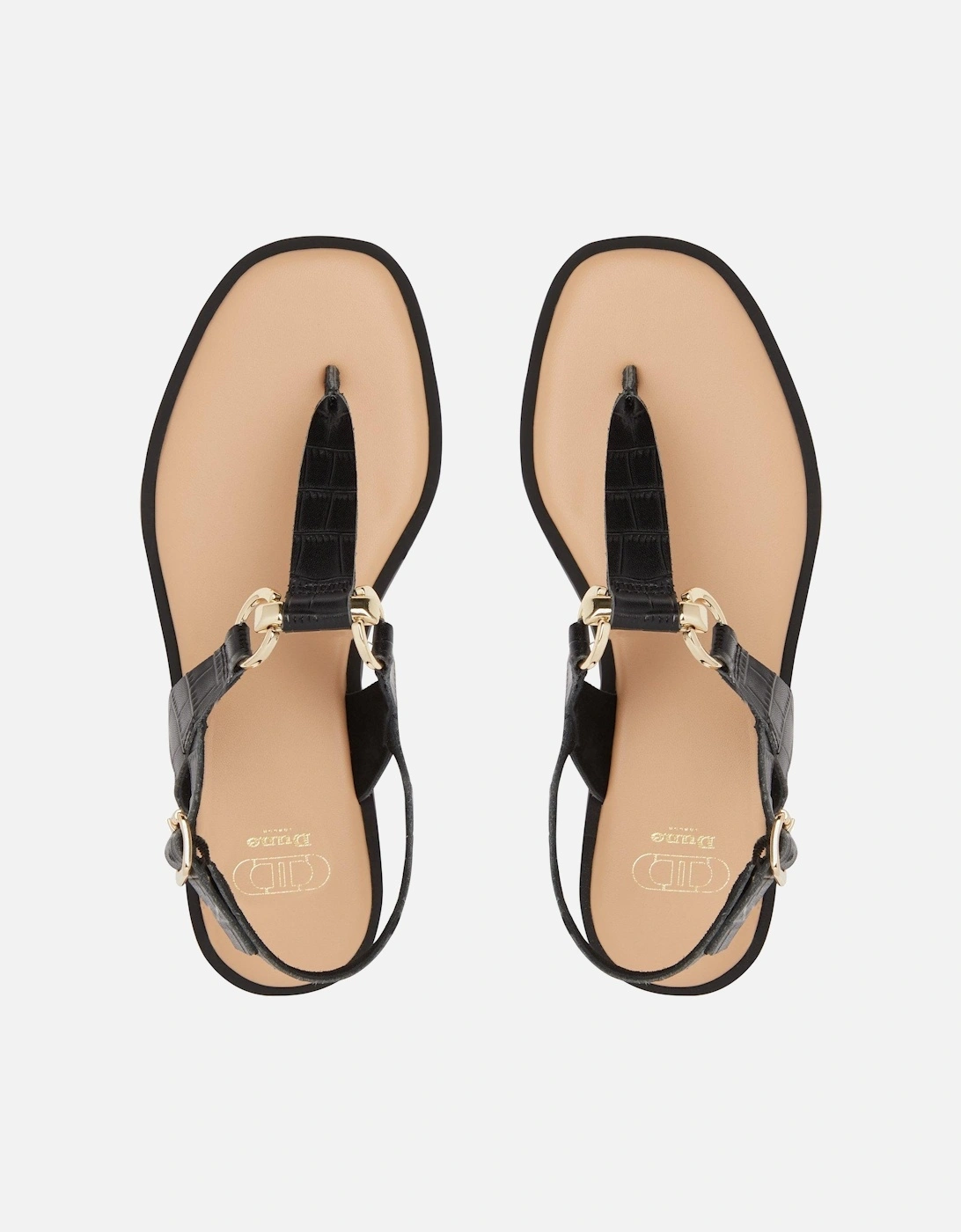 Ladies Limba - Snaffle Trim Toe Post Sandals