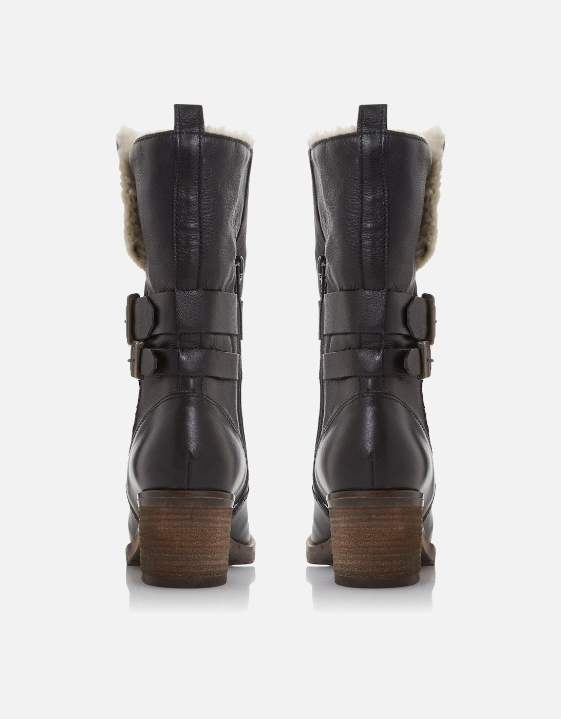 Ladies Rokoko - Borg Collar Calf Boots