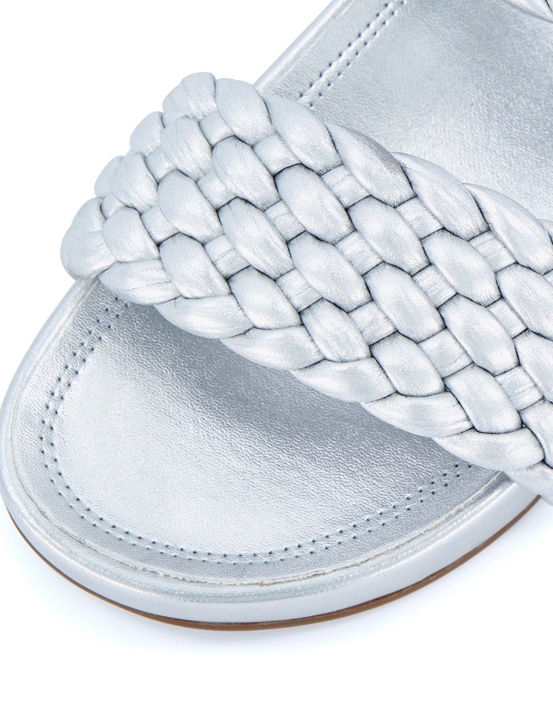 Ladies Laylow - Padded Woven Strap Sliders