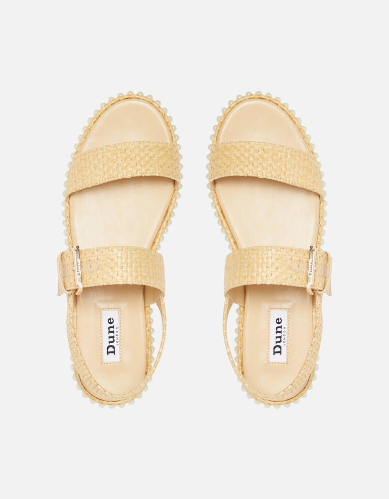 Ladies Lyss - Double Strap Flatform Sandals