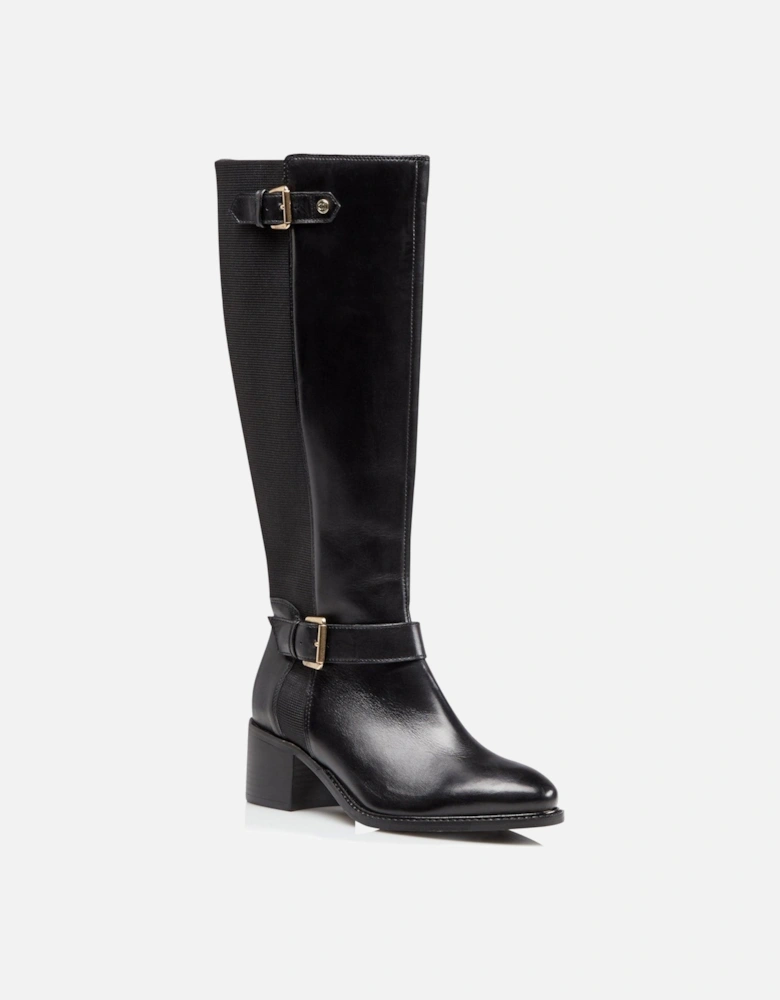 Ladies Tildas - Buckle Strap Detail High Leg Boots