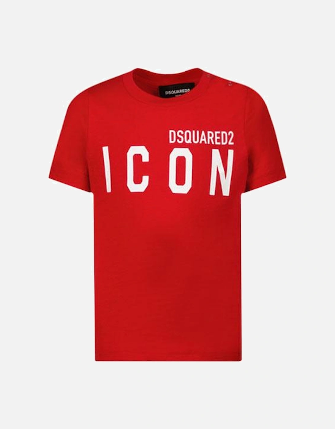 Baby Boys Red Logo Crew-Neck T-Shirt Red, 2 of 1