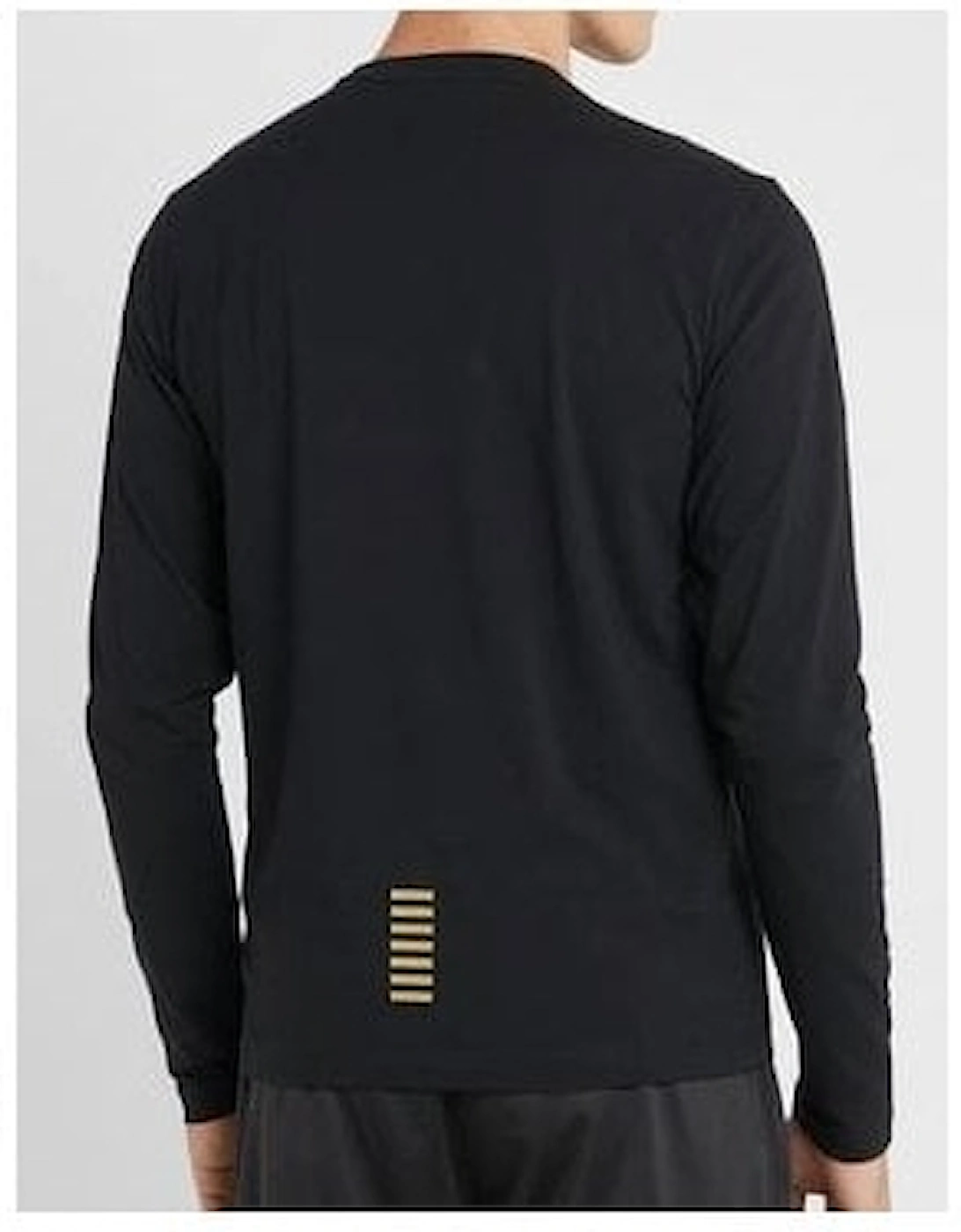 Cotton Black Long Sleeve T-Shirt