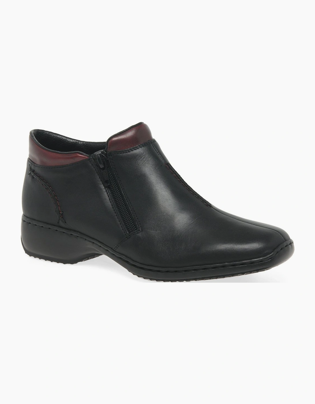 Rieker Women's Black Drizzle Casual Ankle Boots  4 4/37
