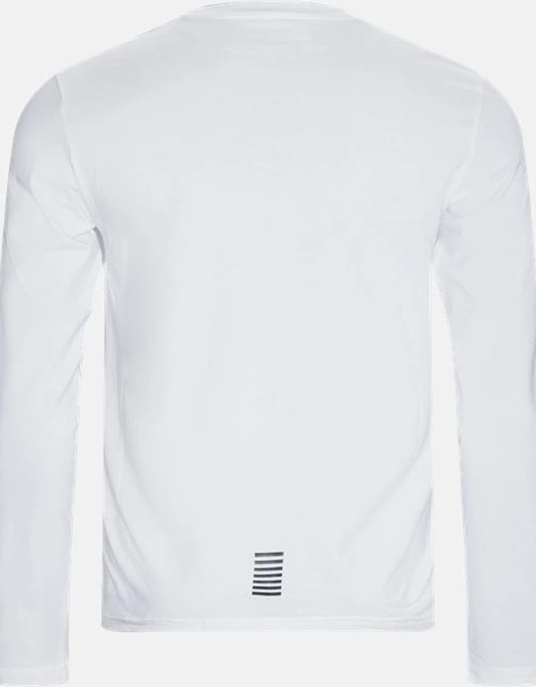 Cotton White Long Sleeve T-Shirt