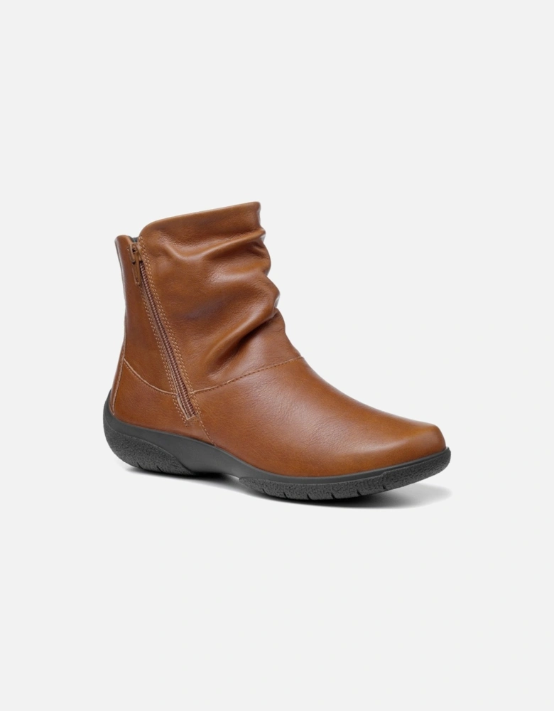 Whisper Womens Leather Wide Fit Ankle Boots