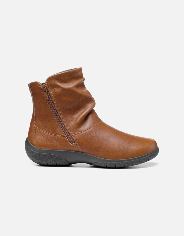 Whisper Womens Leather Wide Fit Ankle Boots