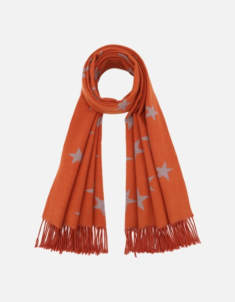 Star Tassel Reversible Cashmere Blend Scarf