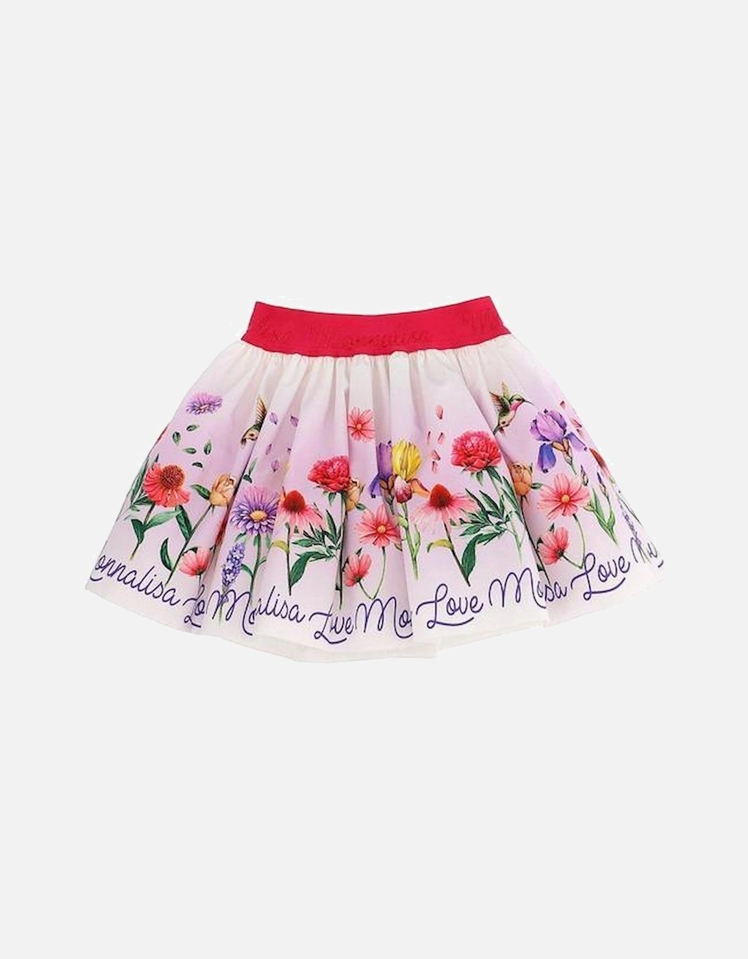 Girls Summer Flower Skirt