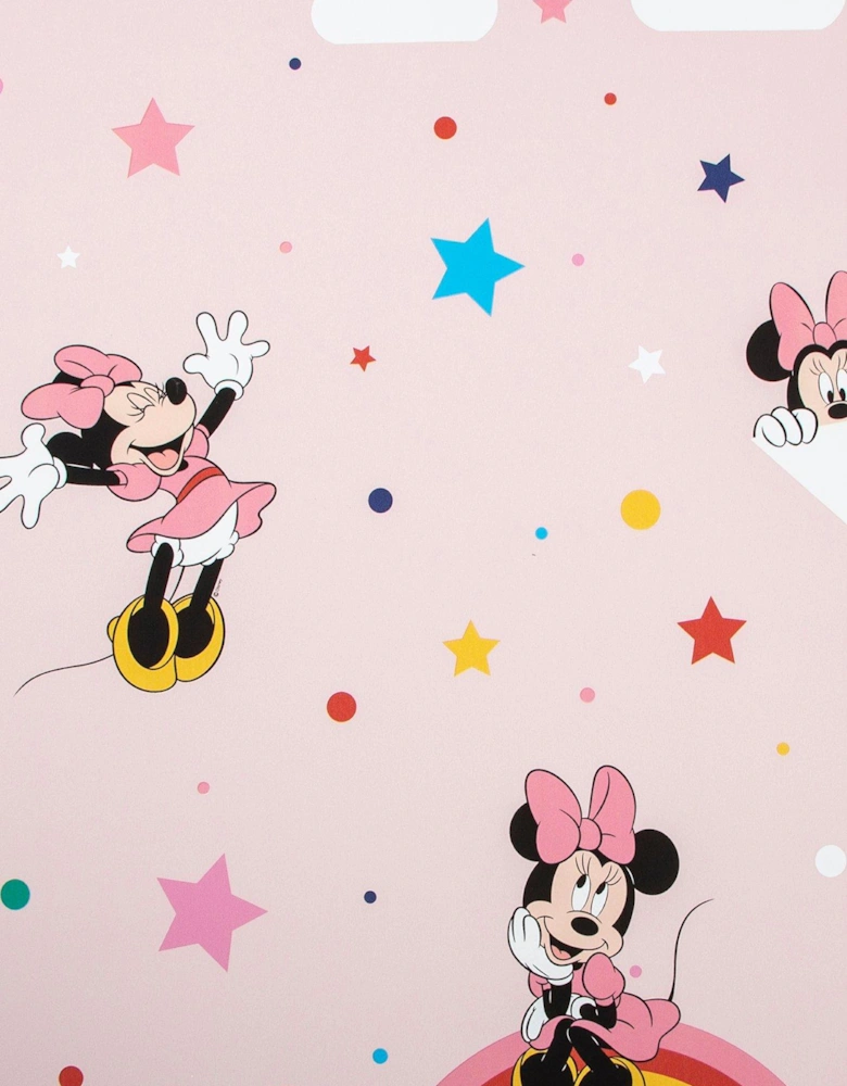 Rainbow Minnie Pink Wallpaper