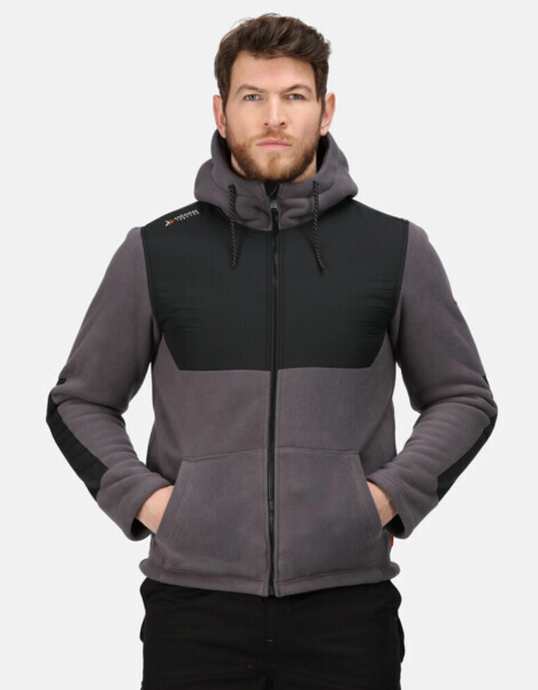 Regatta Men's Grey Professional Hooded Jacket - Size: 46/Regular