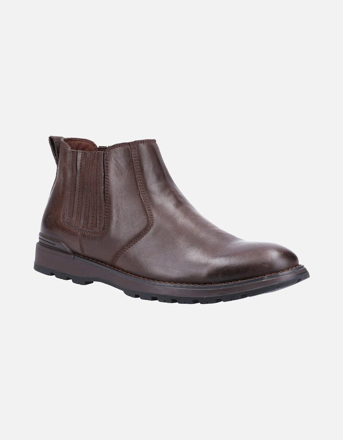 Mens Gary Leather Chelsea Boots, 5 of 4
