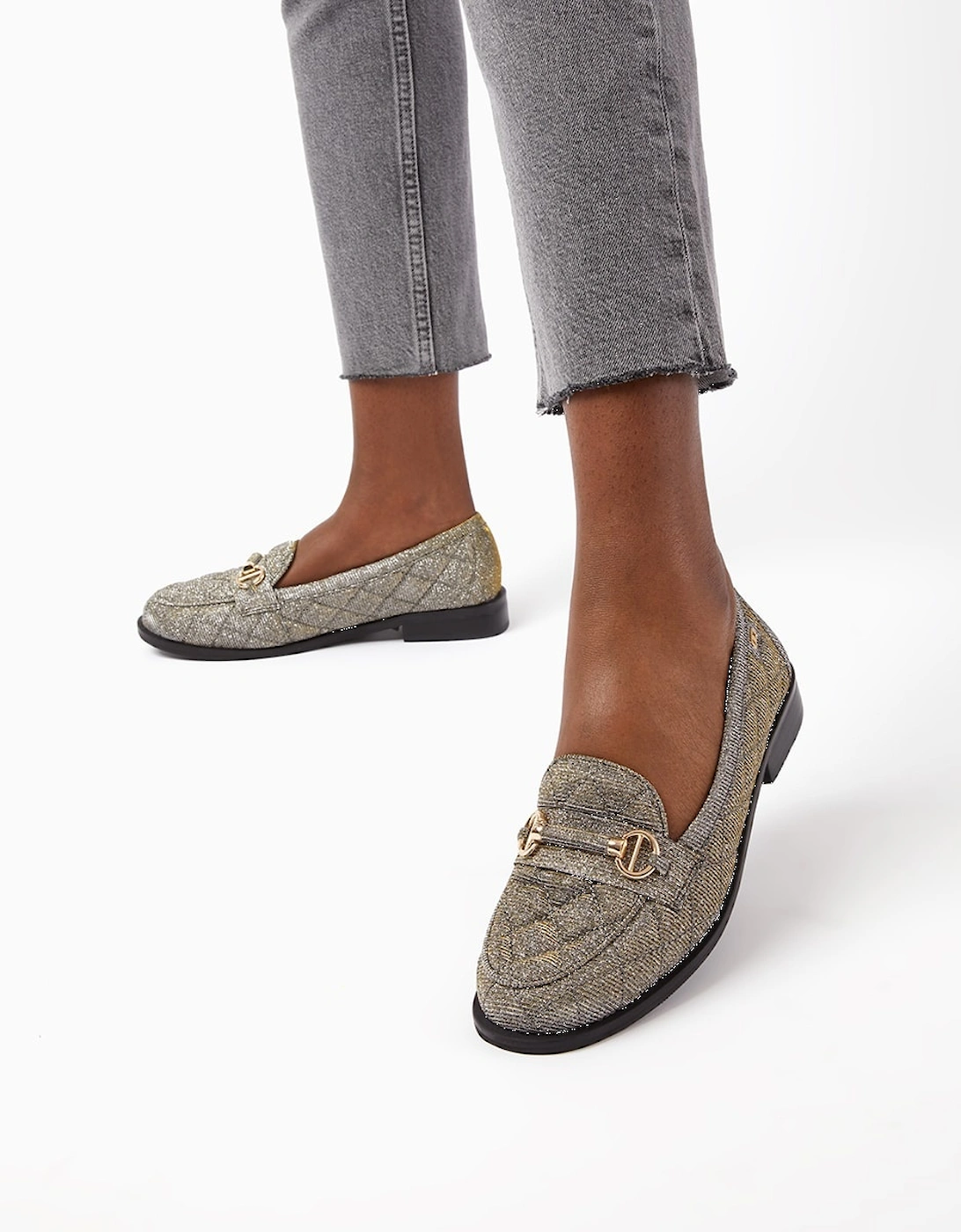 Ladies Games - Quilted Snaffle Loafers